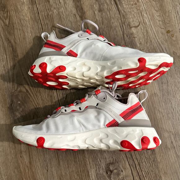 Nike 2020 Women's React Element 55 Sail Phantom Red size 8.5 - Picture 11 of 12